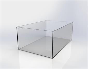 Plexiglaslåda - 180x300x120mm